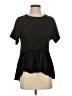Shein 100% Polyester Black Short Sleeve Top Size XS - photo 1