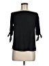 Monteau Black 3/4 Sleeve Blouse Size M - photo 1