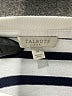 Talbots Outlet 100% Cotton Stripes Silver Short Sleeve Top Size M - photo 7