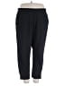 Athleta Solid Black Blue Casual Pants Size 20 - photo 1
