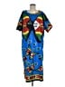 Assorted Brands Graphic Blue Casual Dress One size - photo 1