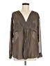 Ann Taylor Gray Long Sleeve Blouse Size M - photo 1