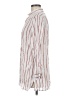 Garnet Hill Stripes Ivory 3/4 Sleeve Button-Down Shirt Size M (petite) - photo 5