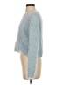 Love By Design 100% Polyester Tweed Blue Pullover Sweater Size S - photo 5