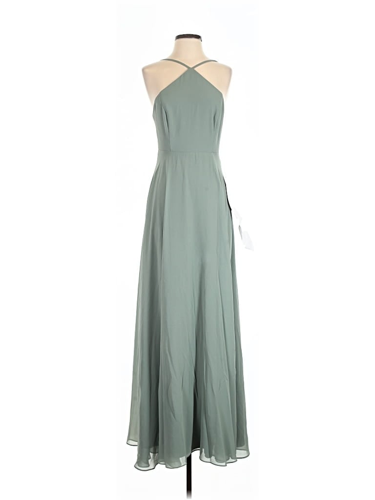 Pre-owned Lulus Casual Dress In Green