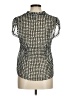 The Limited Silver Short Sleeve Blouse Size M - photo 2