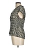 The Limited Silver Short Sleeve Blouse Size M - photo 5