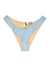 Re:named Color Block Blue Swimsuit Bottoms Size S - photo 1