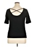 Chaps Black Short Sleeve Top Size XL - photo 2