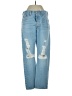 Levi's Hearts Blue Jeans Size 24 waist (estimated) - photo 1