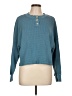 back beat co. 100% Cotton Teal Pullover Sweater Size L - photo 1