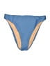 Re:named Color Block Blue Swimsuit Bottoms Size S - photo 1