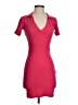 Zara Solid Red Casual Dress Size S - photo 1