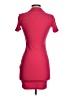 Zara Solid Red Casual Dress Size S - photo 2