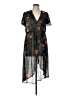 Torrid 100% Polyester Floral Black Cocktail Dress Size 10 Plus - photo 1