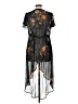 Torrid 100% Polyester Floral Black Cocktail Dress Size 10 Plus - photo 2