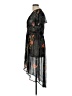Torrid 100% Polyester Floral Black Cocktail Dress Size 10 Plus - photo 5