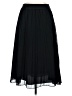 DKNY 100% Polyester Solid Black Formal Skirt Size M - photo 1
