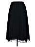 DKNY 100% Polyester Solid Black Formal Skirt Size M - photo 2
