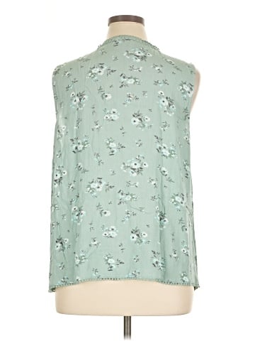 Skies Are Blue Sleeveless Blouse (view 2)