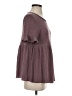 Shein Burgundy Short Sleeve Top Size 4 - photo 4
