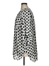 T Tahari 100% Polyester Polka Dots Silver 3/4 Sleeve Blouse Size 1X - photo 5