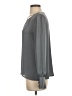 Express 100% Polyester Gray Long Sleeve Blouse Size S - photo 5