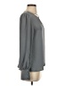 Express 100% Polyester Gray Long Sleeve Blouse Size S - photo 4