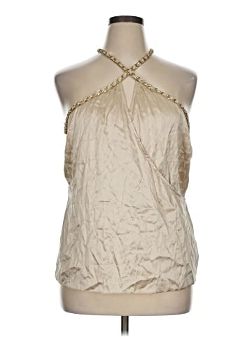 Cache Sleeveless Silk Top (view 1)