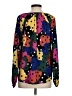Emily Wonder 100% Polyester Polka Dots Purple Long Sleeve Blouse Size S - photo 2