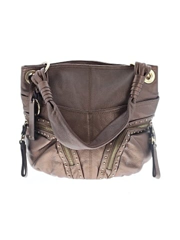 B Makowsky Leather Shoulder Bag (view 1)