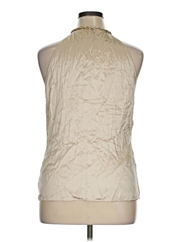 Cache Sleeveless Silk Top (view 2)