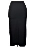 Unbranded Solid Black Formal Skirt Size XXL - photo 2