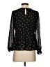 Paper Crane 100% Polyester Black Long Sleeve Blouse Size S - photo 2