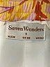 Seven Wonders 100% Polyester Floral Yellow Shorts Size S - photo 3
