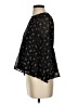 Paper Crane 100% Polyester Black Long Sleeve Blouse Size S - photo 5