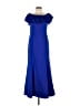 Alyce 100% Polyester Solid Blue Cocktail Dress Size 6 - photo 1