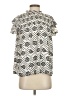Ann Taylor 100% Polyester Ivory Short Sleeve Blouse Size S - photo 1