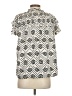 Ann Taylor 100% Polyester Ivory Short Sleeve Blouse Size S - photo 2