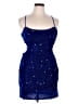 Alyce 100% Polyester Blue Cocktail Dress Size 14 - photo 1
