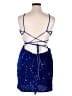 Alyce 100% Polyester Blue Cocktail Dress Size 14 - photo 2