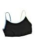 Aqua Color Block Black Swimsuit Top Size M - photo 1