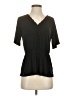Maurices Black Short Sleeve Blouse Size S - photo 1