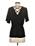 Maurices Black Short Sleeve Blouse Size S - photo 2