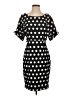 Alexia Admor Polka Dots Black Casual Dress Size 4 - photo 1