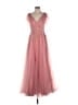Mac Duggal 100% Polyester Pink Cocktail Dress Size 6 - photo 1