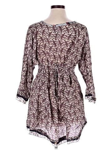 Johnny Was 3/4 Sleeve Silk Top (view 2)