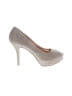 Nine West Metallic Silver Heels Size 8 - photo 1
