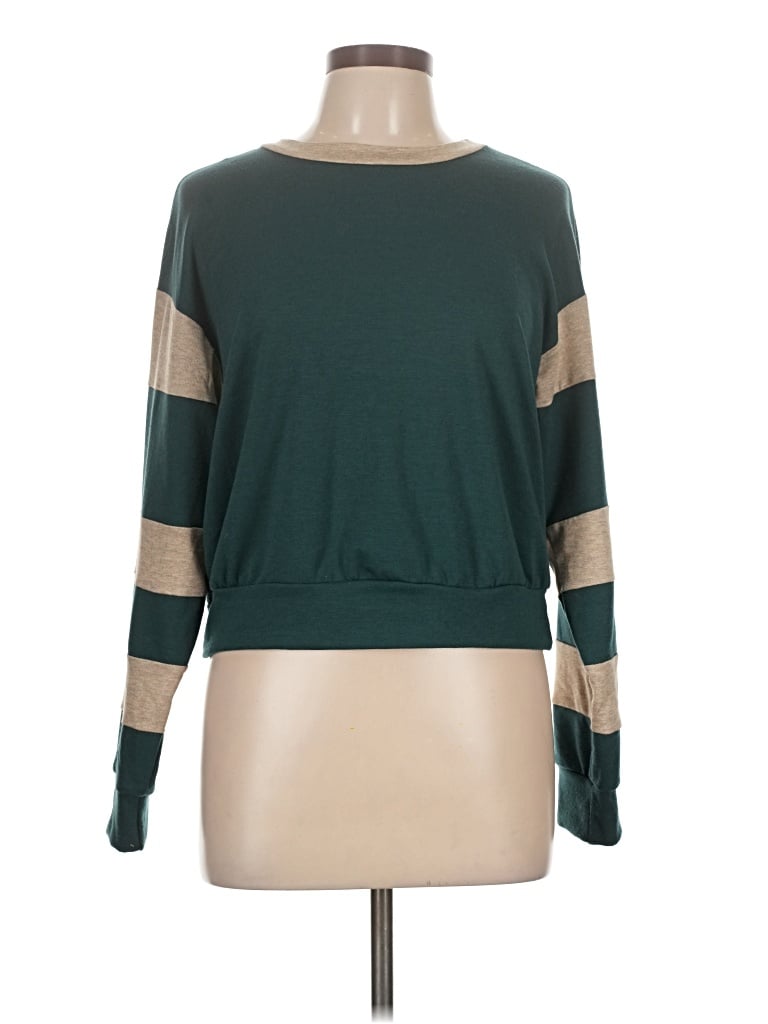 Pre-owned Moa Moa Pullover Sweater In Green