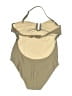 Unbranded Solid Tan One Piece Swimsuit Size M (estimated) - photo 2